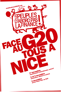 G20 : 1er Novembre manifestation à Nice !