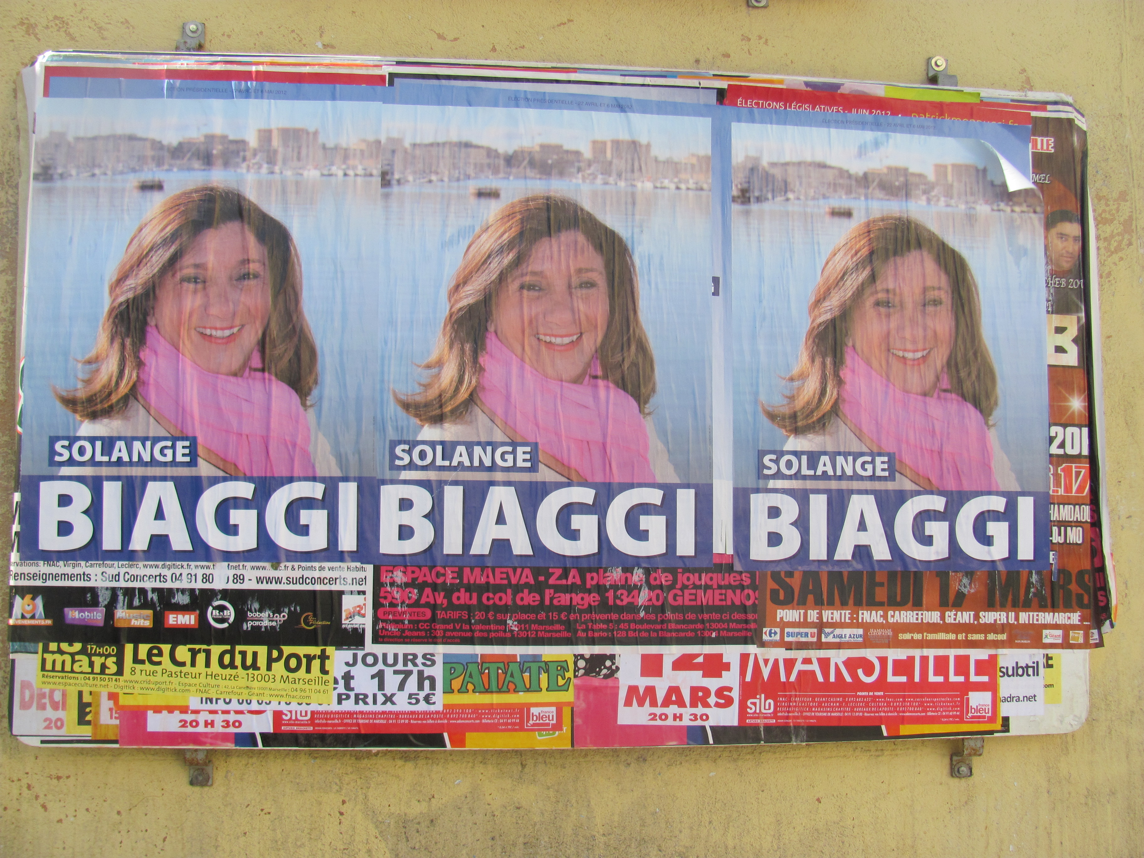 4e circonscription : Chercher l’Erreur sur l’affiche de campagne de madame Solange Biaggi ?