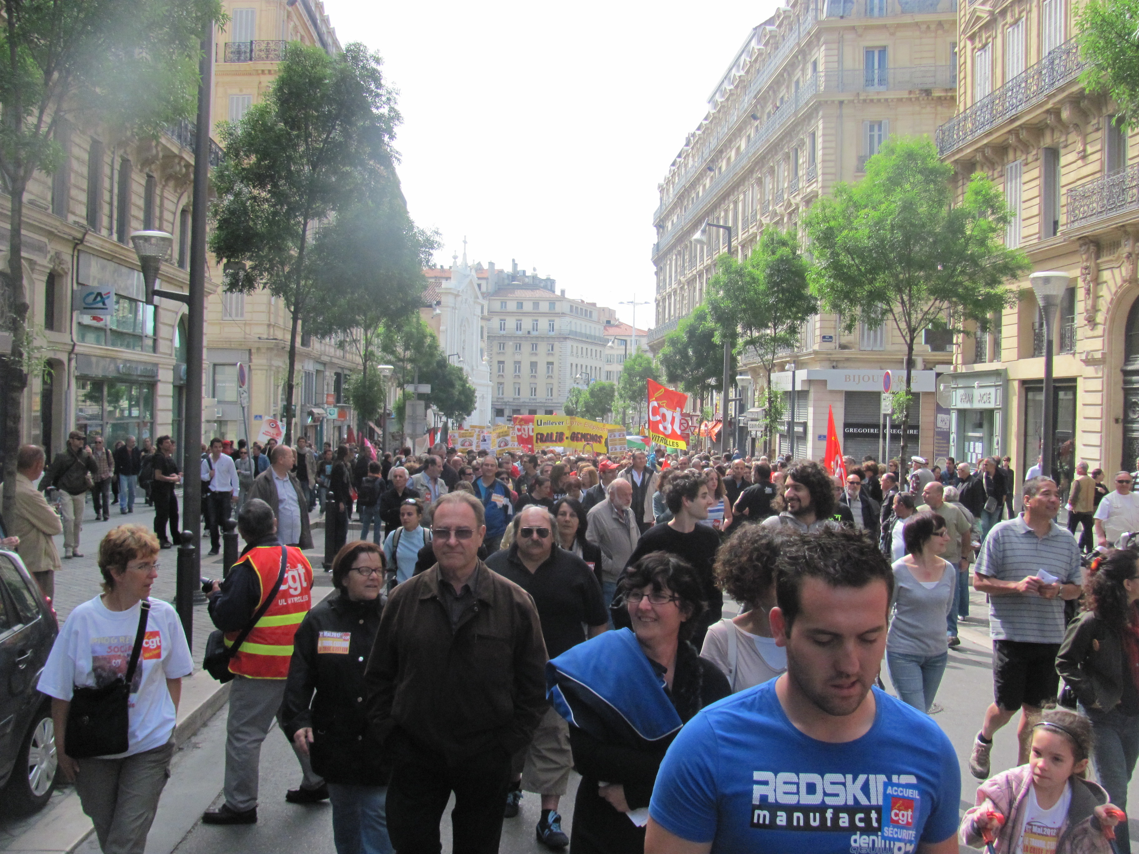 1er Mai à Marseille : Les Syndicats 4 – Sarkozy 0