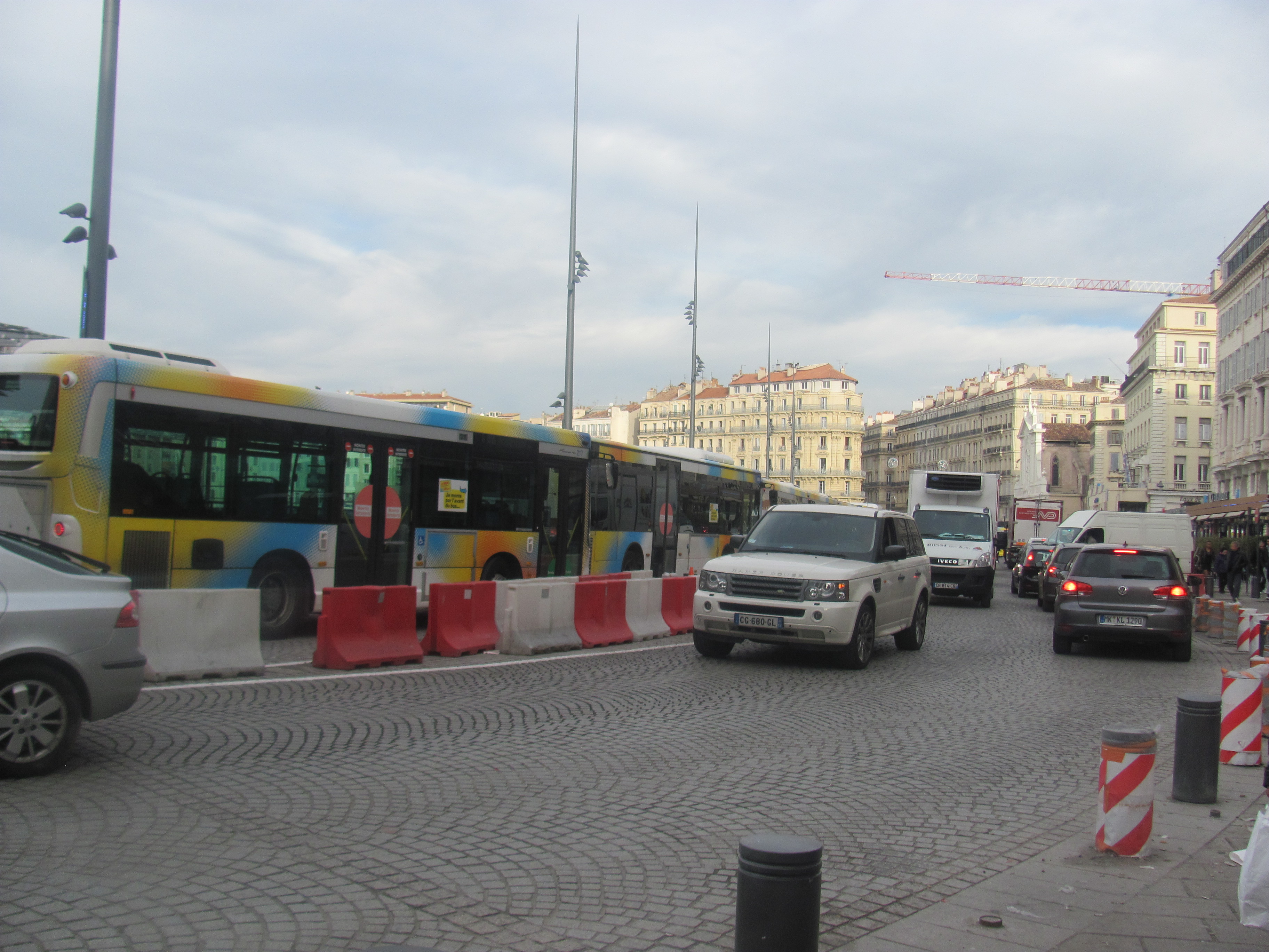 Vieux-Port « Nouveau plan de circulation »: Un premier jour difficile pour les Marseillais  !