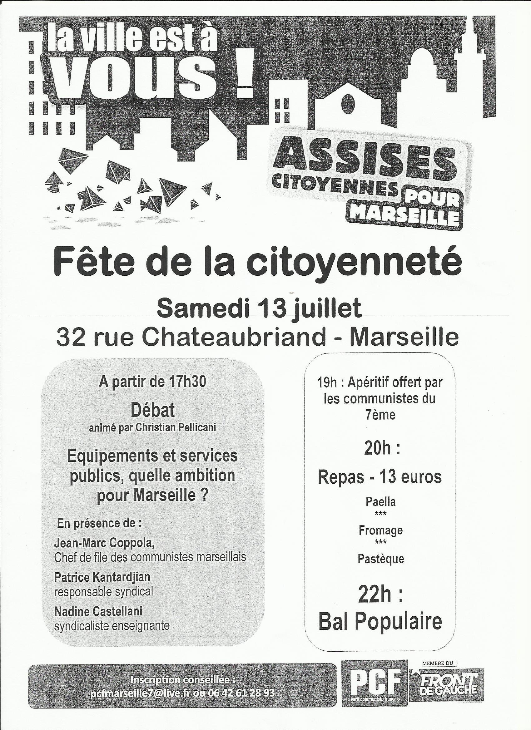 (1)  13 Juillet 2013 : Fête de la Citoyenneté dans le 7em Arrondissement !