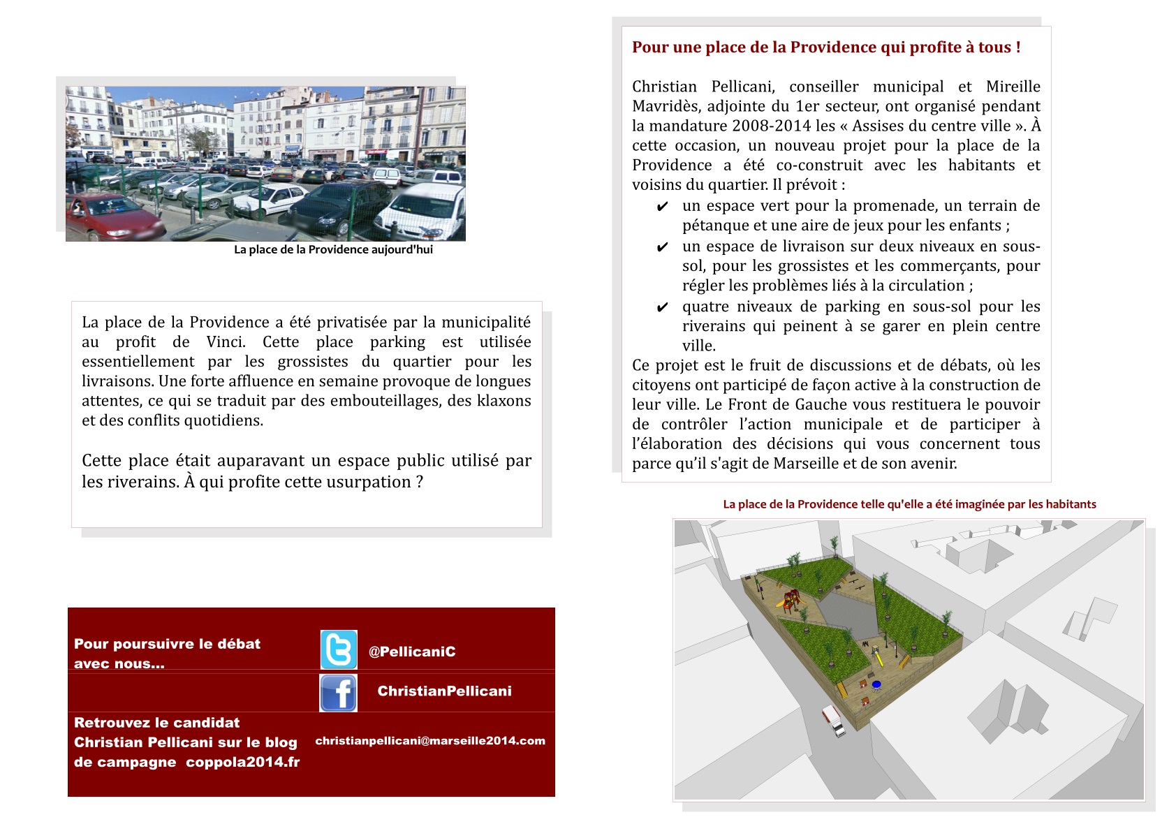 (10) Carnet de Campagne : Présentation d’un Projet Alternatif pour la Place de la Providence (1e arr)!