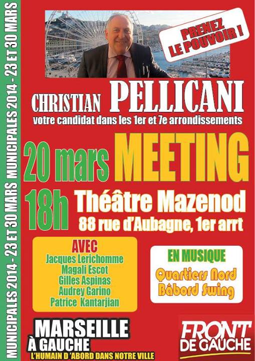 (30) Carnet de Campagne : Meeting au Théâtre Mazenod !