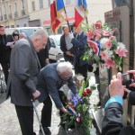 Commémoration Place St Eugène avec le président de l'ARAC !