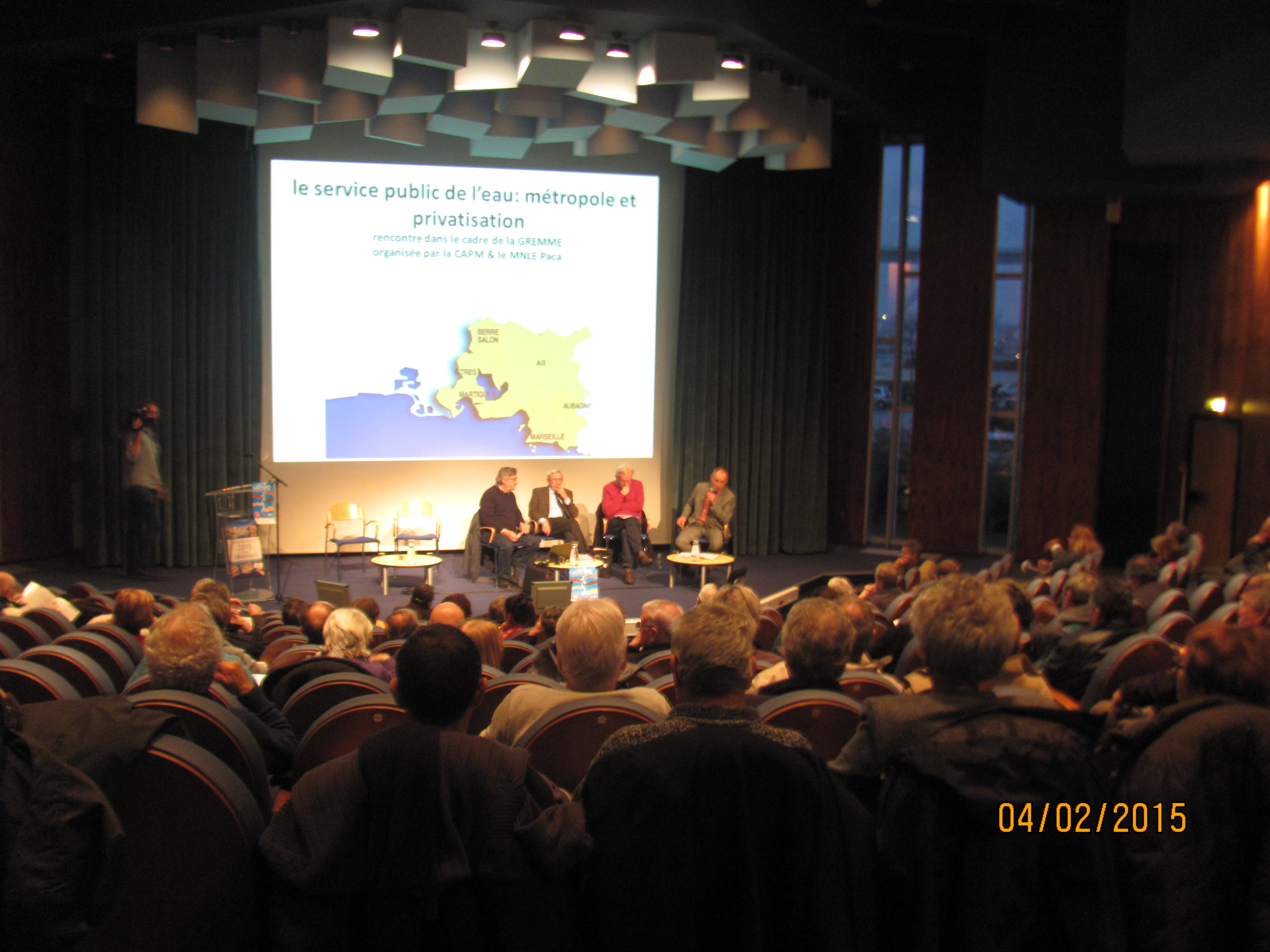 GREMME 2015  j- 2 : Premier succès à Martigues pour la réunion préparatoire sur le thème « Eau et enjeux métropolitains »
