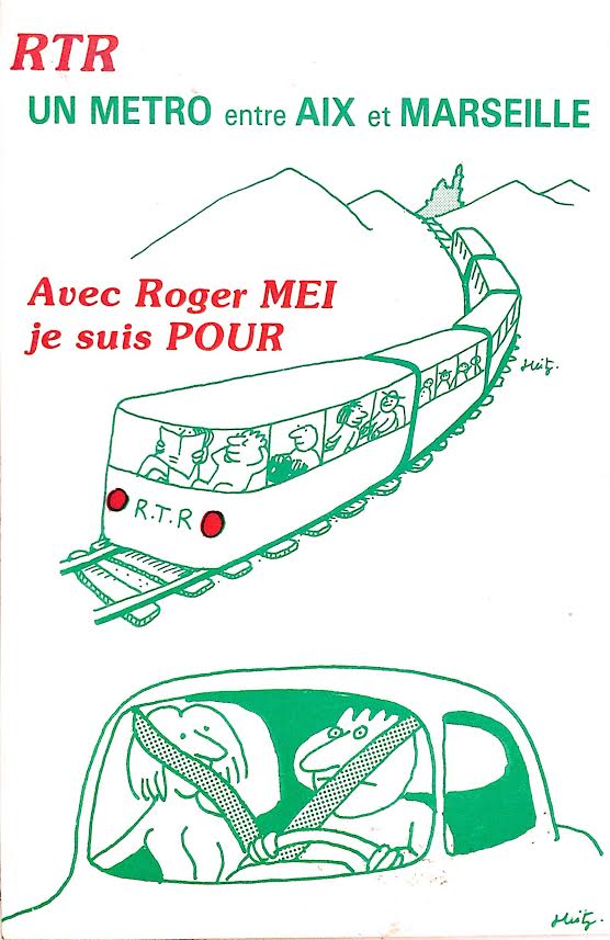 20 ans après ! Le RER Marseille-Aix reste un objectif : « Une idée portée par Roger Mei, maire de Gardanne depuis longtemps. »