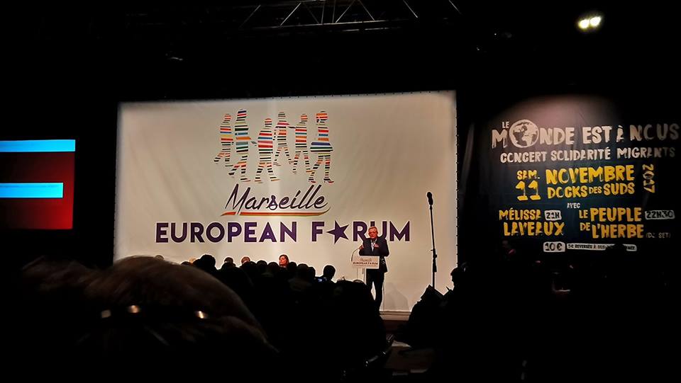 Forum Européen Progressiste à Marseille les 10 et 11 novembre 2017