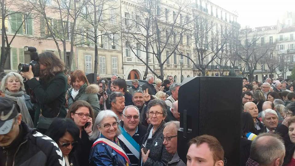 Réaction à Marseille : les communistes et républicains mobilisés contre l’antisémitisme, le racisme et le terrorisme ! A Paris, Pierre Laurent participe à la marche blanche.