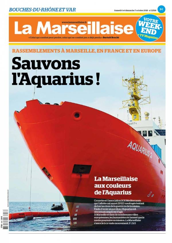 Attaque du siège de SOS Méditerranée à Marseille par des militants de « Génération Identitaire ».