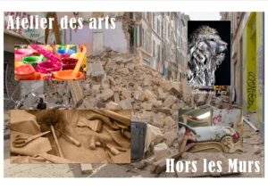 La Galerie de l'Atelier des Arts  a été  interdite d'activités suite à l'effondrement des immeubles  63 et 65 rue d'Aubagne .