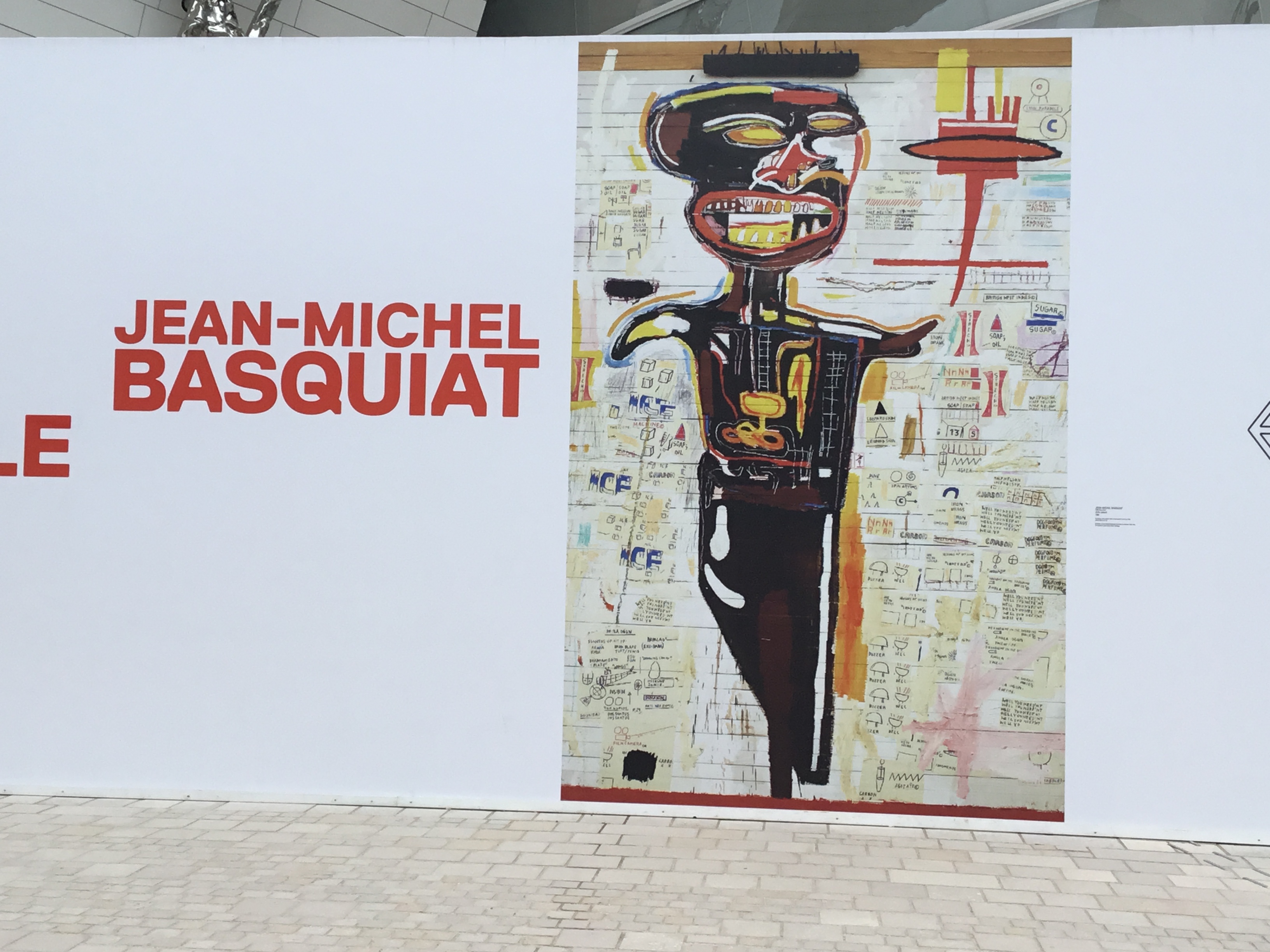 2019 déambulation culturelle (1) : Jean-Michel Basquiat – Fondation Louis Vuitton- Exposition en cours – Du 3 octobre 2018 au 21 janvier 2019