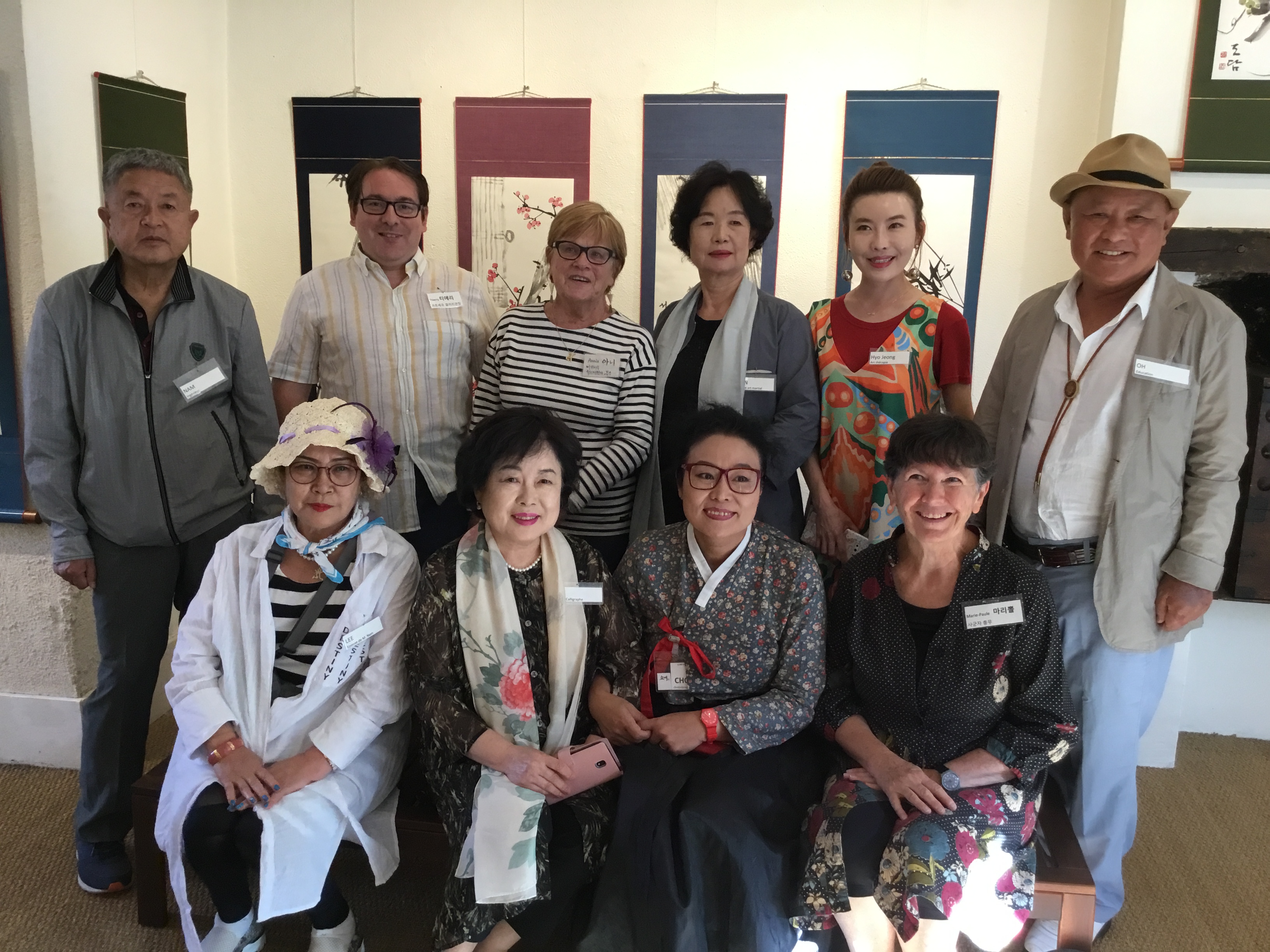 Rencontre à Nevers entre des Artistes Coréens – L’association Sagunja* d’Orleans & l’Atelier des Arts de Marseille