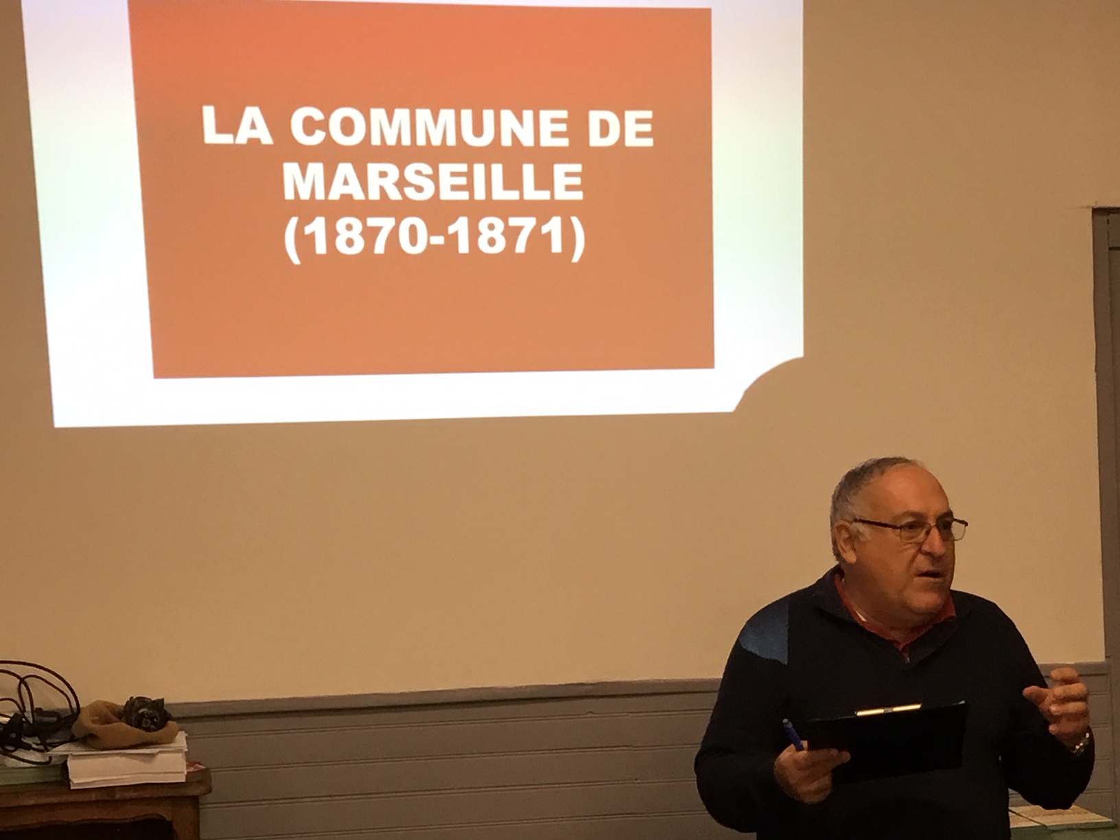 (2) Conférence sur la Commune de Marseille (1870 – 1871) à l’Agora Guy Hermier / brillante conférence de Chantal Champet